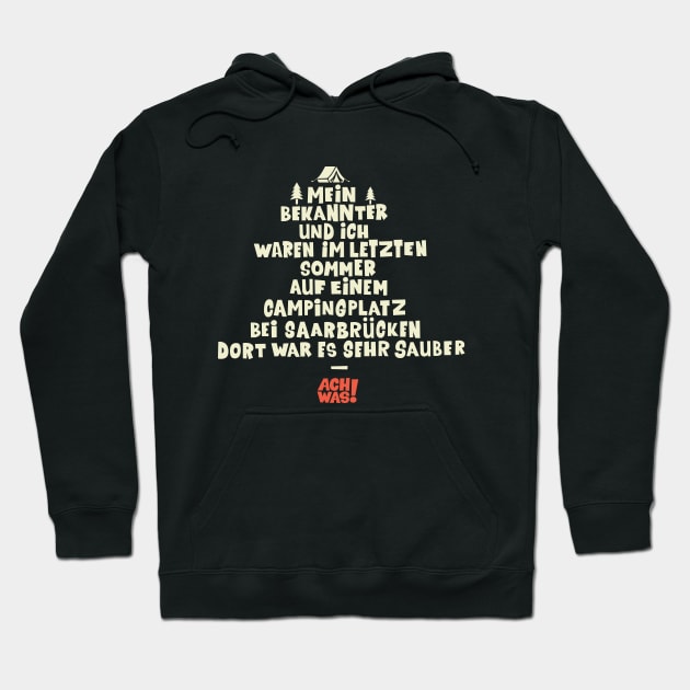 Benimmschule - Mein Bekannter und Ich waren letzten Sommer auf einem Campingplatz - Loriot - TV Kult - Deutsch Hoodie by Boogosh